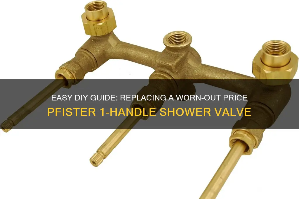 how to replace washed on price fisher 1 handle shower
