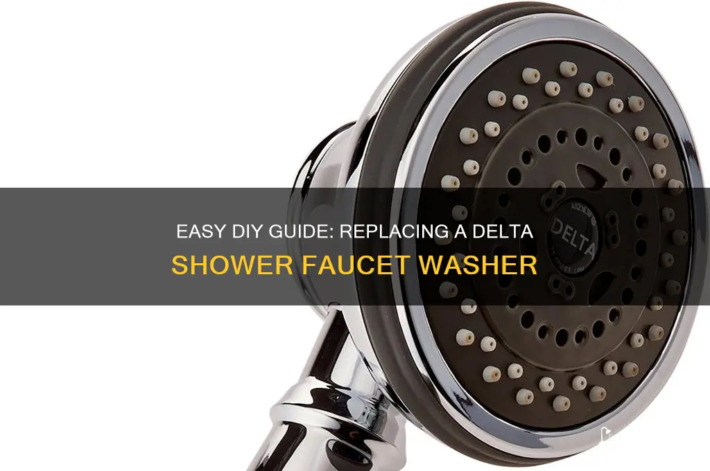 how to replace washer for delta shower faucet