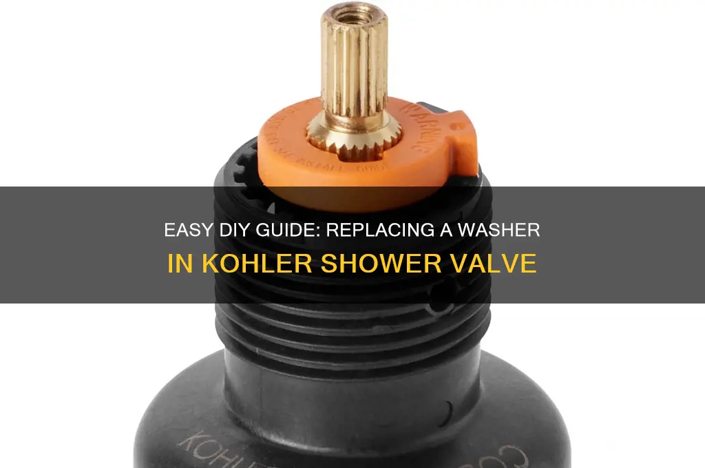 how to replace washer in kohler shower valve