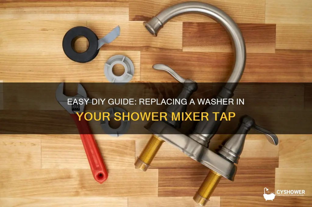 how to replace washer in shower mixer tap