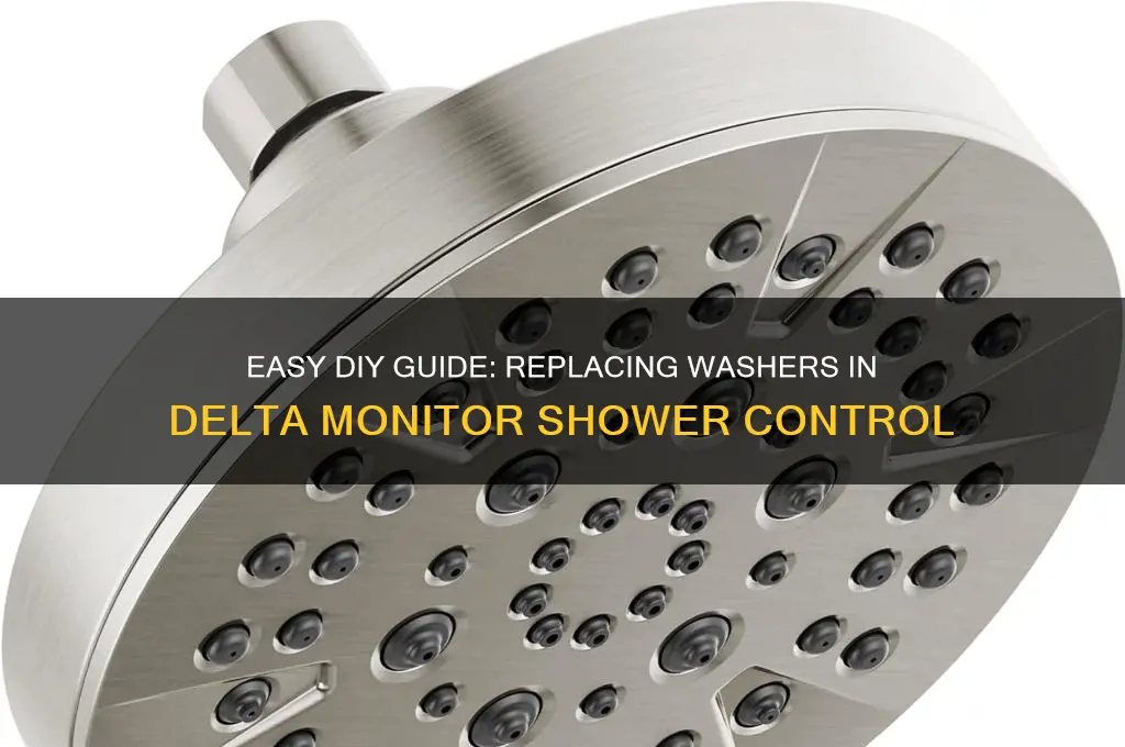 how to replace washers in delta monitor shower control