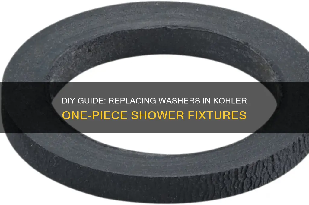 how to replace washers kohler one piece shower
