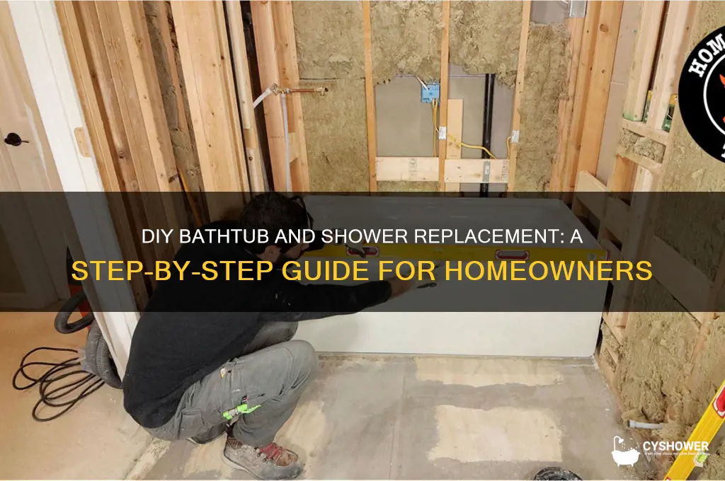 how to replace your bathtub and shower