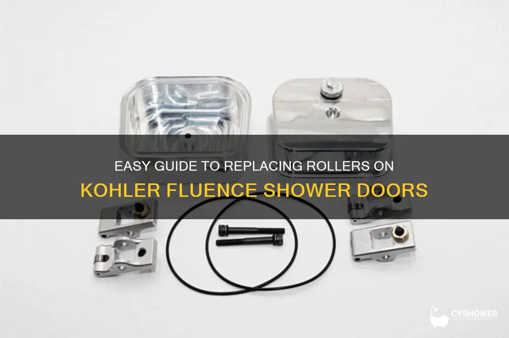 how to replae rollers kohler fluence shower doors
