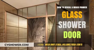 Resealing a Brass Framed Glass Shower Door: Step-by-Step Guide