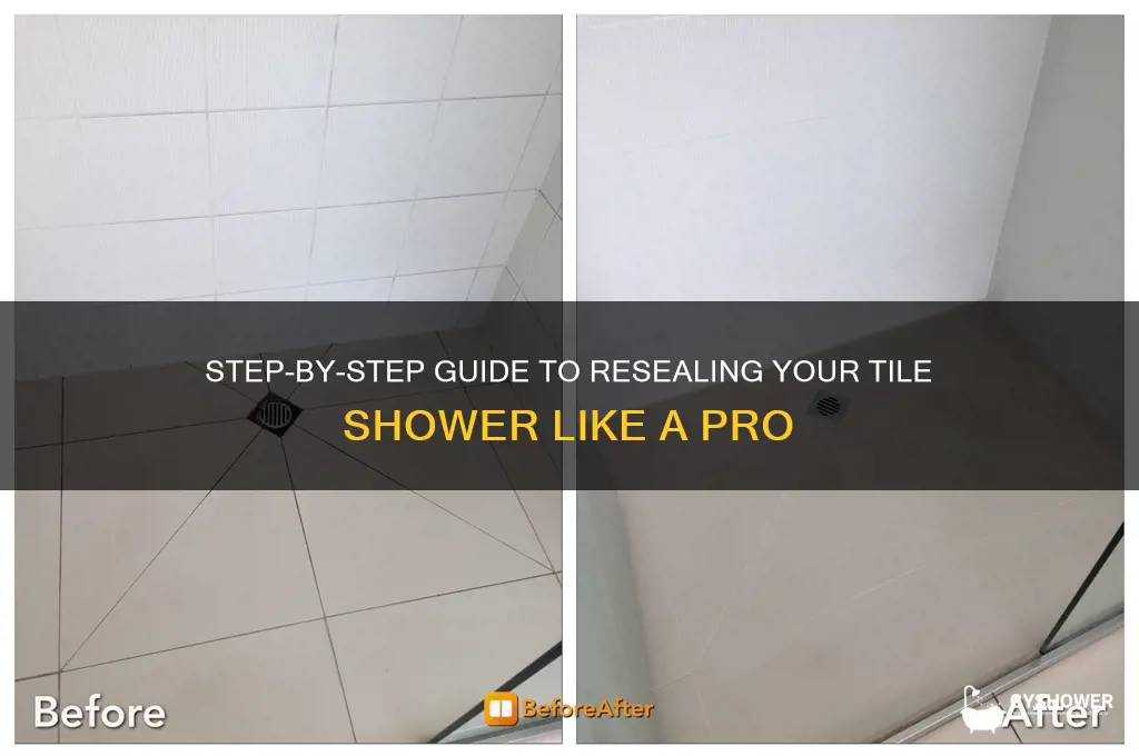 how to reseal a tile shower