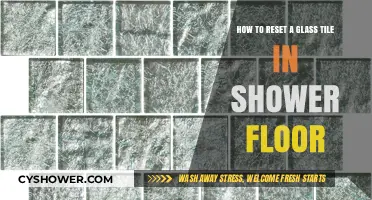 Easy Steps to Reset a Glass Tile in Your Shower Floor