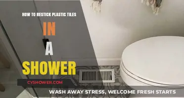 Revive Your Shower: Simple Steps to Re-Stick Plastic Tiles
