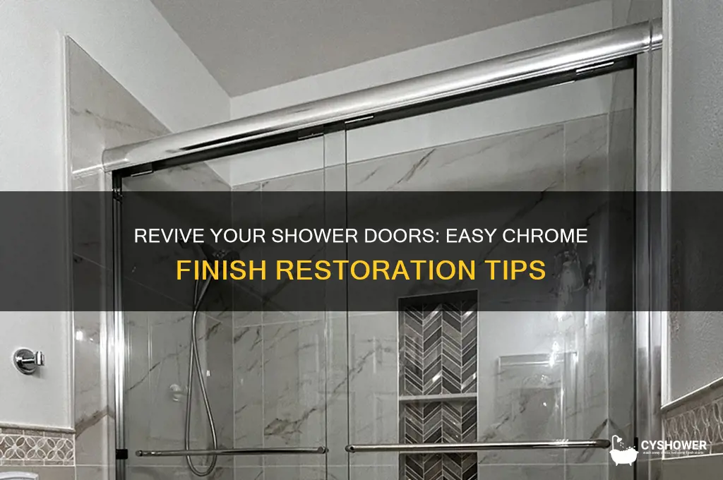 how to restore chrome finish on shower doors