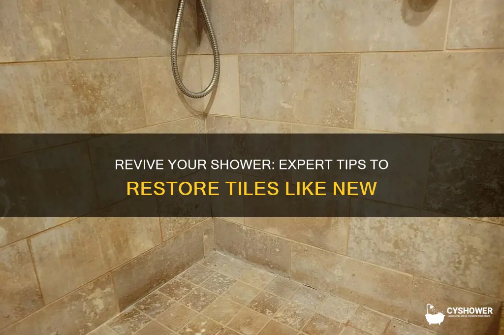 how to restore shower tiles
