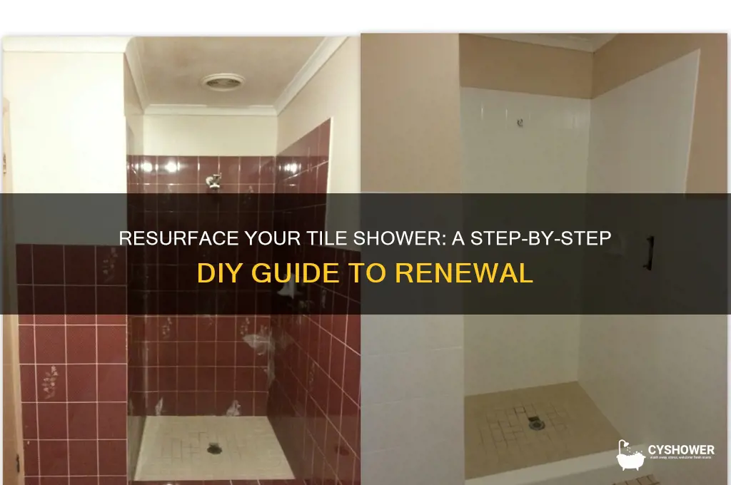 how to resurface a tile shower