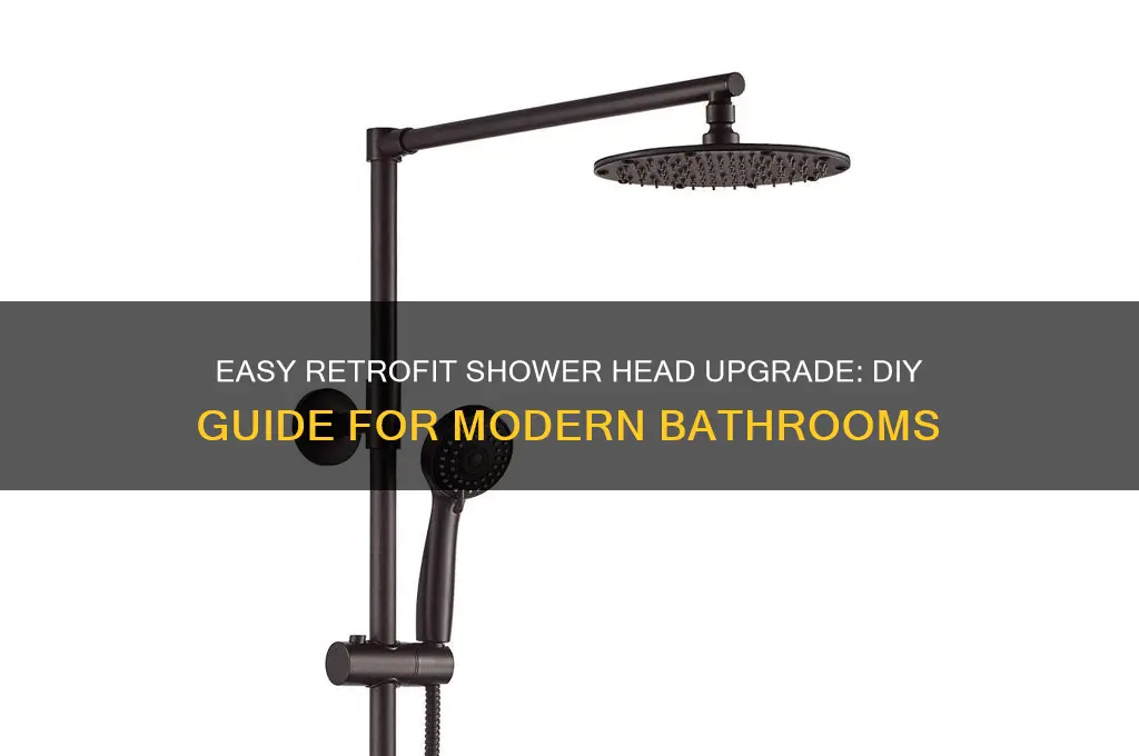 how to retro fit shower head