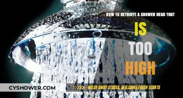 Lower Your Shower Head: Easy Retrofit Solutions for High Installations