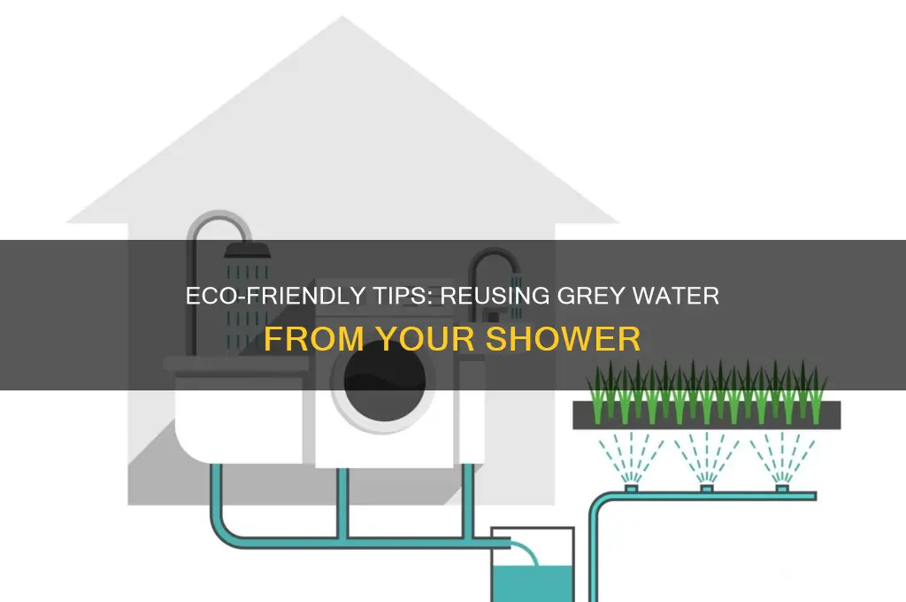 how to reuse grey water from shower