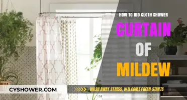 Effective Ways to Remove Mildew from Cloth Shower Curtains