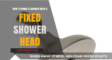 Easy Steps to Rinse Your Shower with a Fixed Shower Head