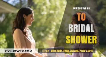 Politely Declining a Bridal Shower: A Guide to Gracious RSVP No