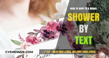 Texting Your Bridal Shower RSVP: A Quick and Polite Guide