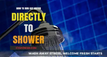 Efficiently Run Hot Water Directly to Your Shower: A Step-by-Step Guide