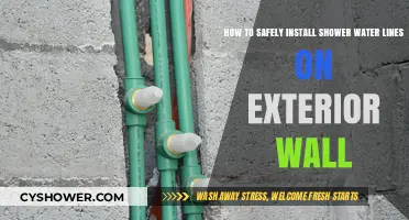 Safely Installing Shower Water Lines on Exterior Walls: A Step-by-Step Guide