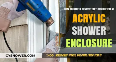 Effective Tips to Safely Remove Tape Residue from Acrylic Showers