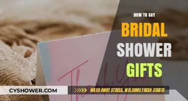 Thoughtful Ways to Express Gratitude for Bridal Shower Gifts