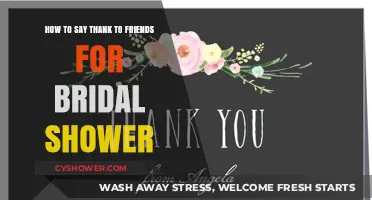 Heartfelt Ways to Thank Friends for an Unforgettable Bridal Shower