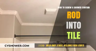 Securely Install a Shower Curtain Rod in Tile: A Step-by-Step Guide