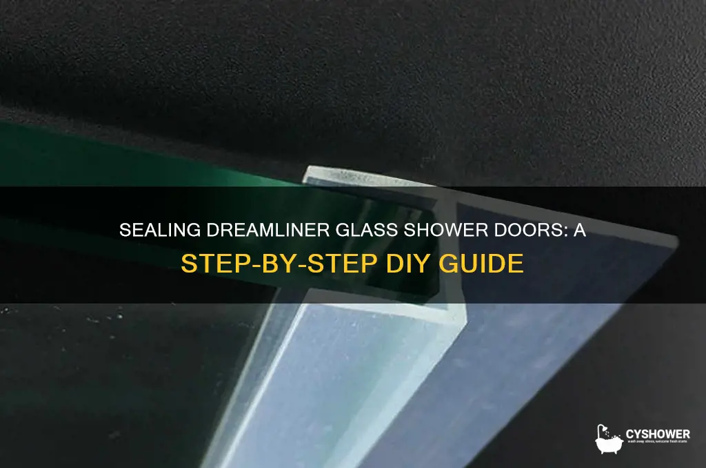 how to seal dreamliner glass shower doors