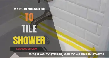 Sealing Fiberglass Tub to Tile Shower: A Step-by-Step Guide