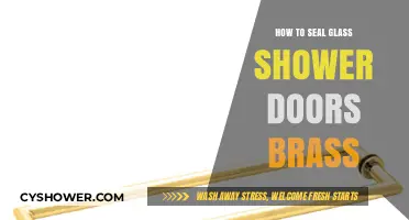 Sealing Glass Shower Doors with Brass: A Step-by-Step Guide