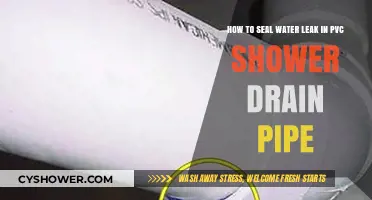 Quick Fix: Sealing Water Leaks in PVC Shower Drain Pipes