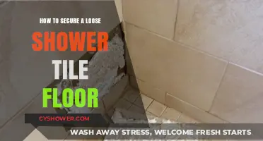 Fixing a Wobbly Shower Floor: Securing Loose Tiles Easily and Effectively