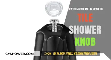 Secure Metal Cover to Tile Shower Knob: Easy DIY Guide