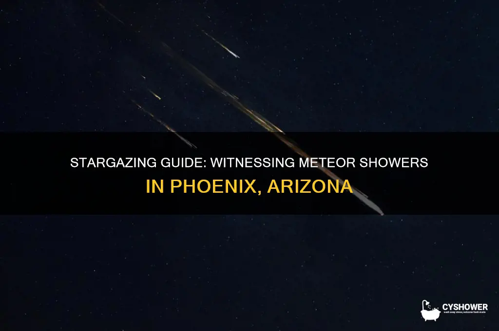 how to see meteor shower in phx az