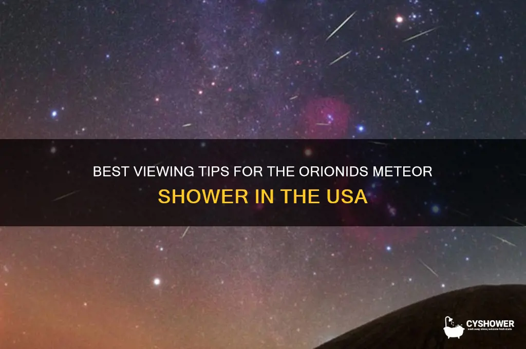 how to see orionids meteor shower in usa