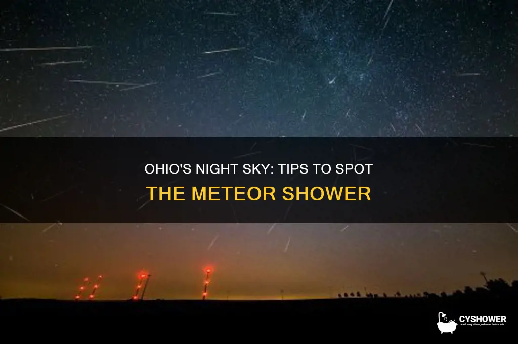 how to see the meteor shower in ohio