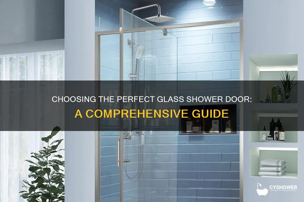 how to select a glass shower door