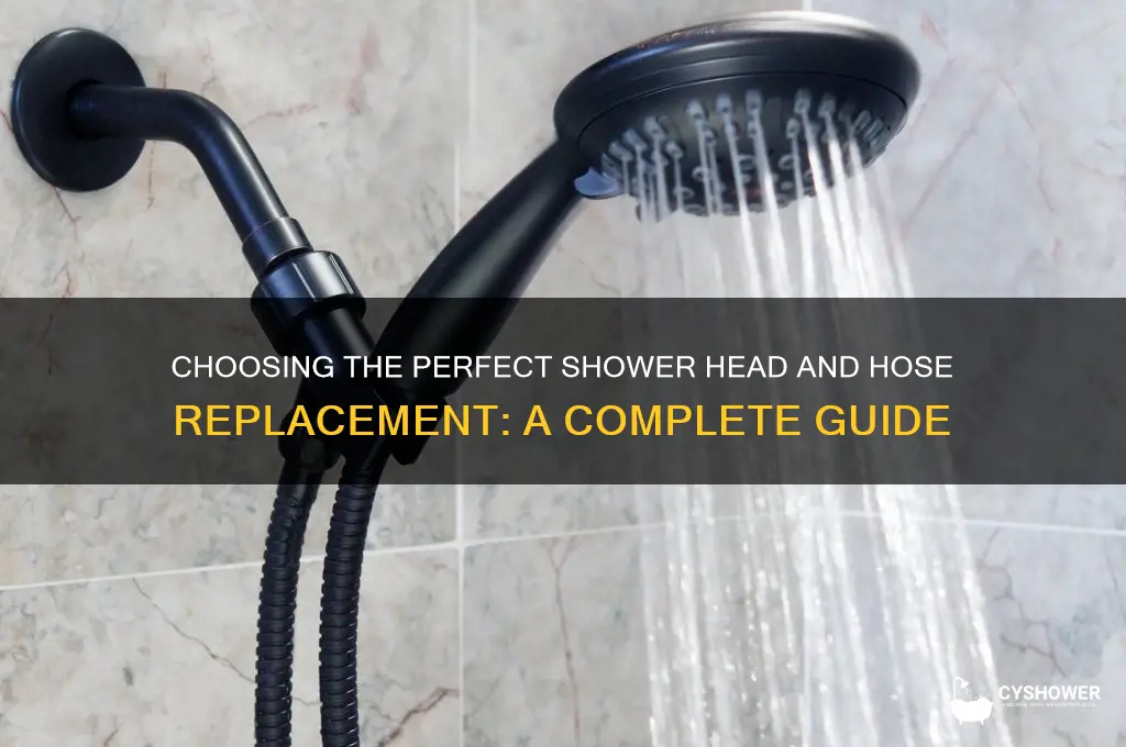how to select a shower head and hose repelacement