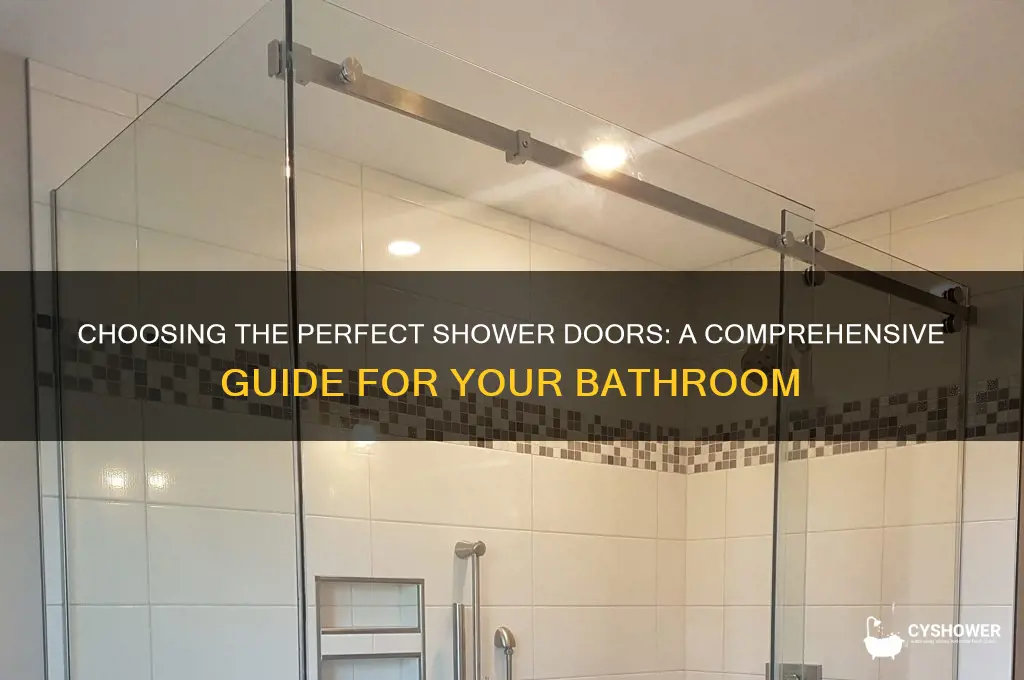 how to select shower doors