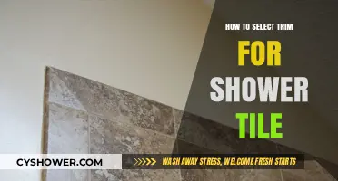 Choosing the Perfect Trim for Your Shower Tile Installation