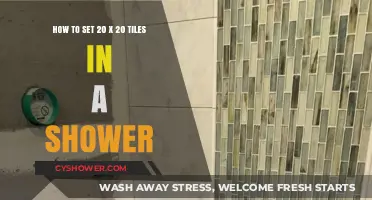 Mastering Shower Tile Installation: A Guide to Setting 20 x 20 Tiles