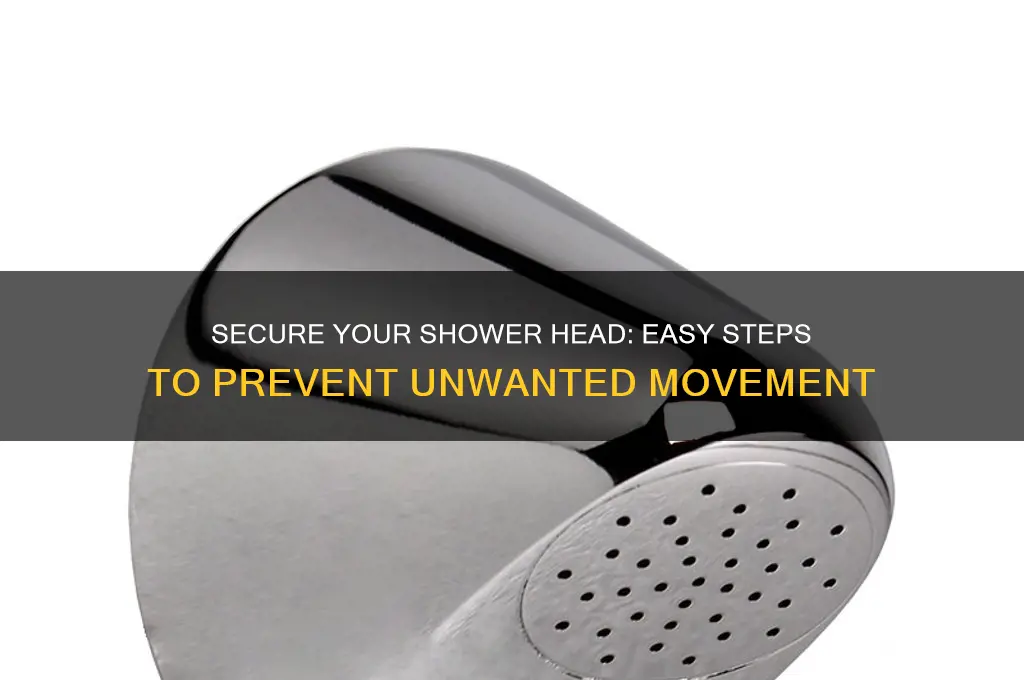 how to set shower head so it doesn