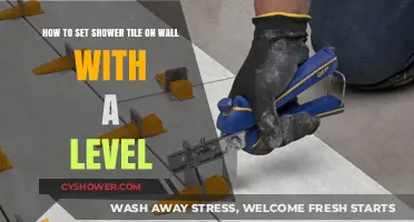 Mastering Wall Tile Installation: Level Shower Tile Setting Guide
