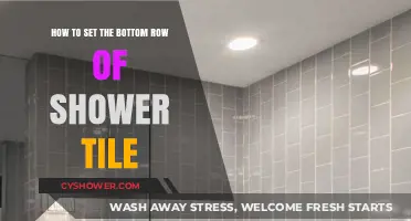 Mastering Shower Tile Installation: Tips for Setting the Bottom Row