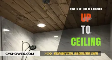 Mastering Shower Tile Installation: Ceiling-High Tips and Techniques