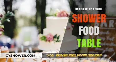 Elegant Bridal Shower Food Table Setup: Tips for a Stunning Display