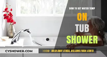 Mastering Your Tub Shower: Easy Steps to Set Water Temperature