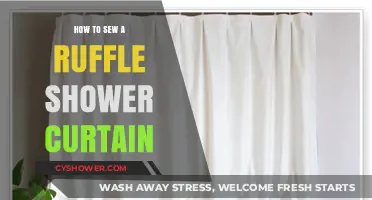DIY Ruffle Shower Curtain: Easy Sewing Guide for Beginners