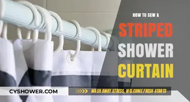 Stitch Your Own Striped Shower Curtain: Easy Sewing Guide